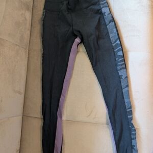 Pact Black and Purple Leggings